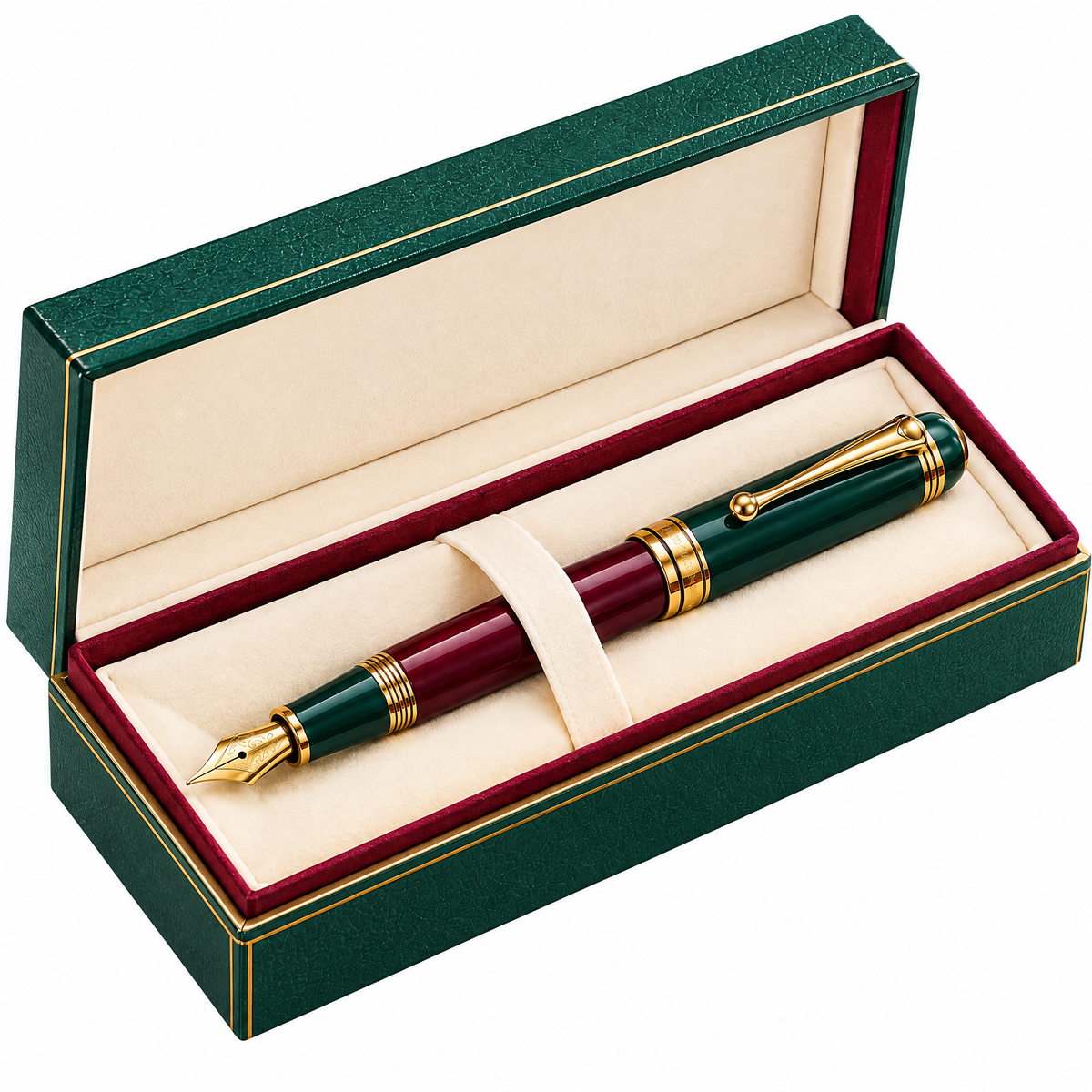 Aerbghs™ Classic Fountain Pen Gift Set in Vintage Presentation Case